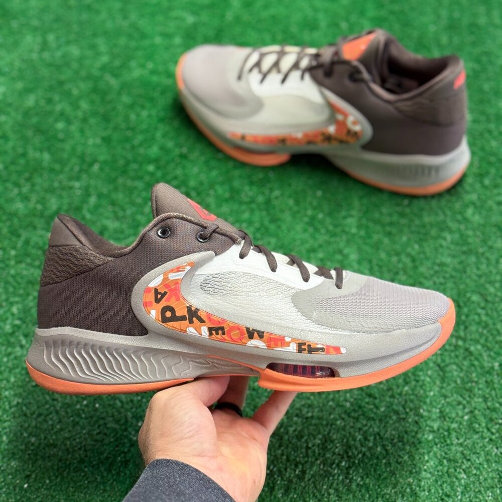 Nike Zoom Freak 4 Letter Bros Mens Basketball Shoes DJ6149-003 NEW Multi Sz